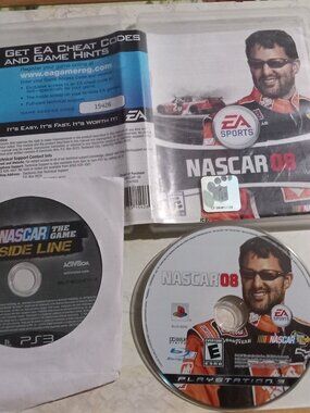 NASCAR BUNDLE  08 + Inside the Line PS3 Tested Playstation 3 Video Games